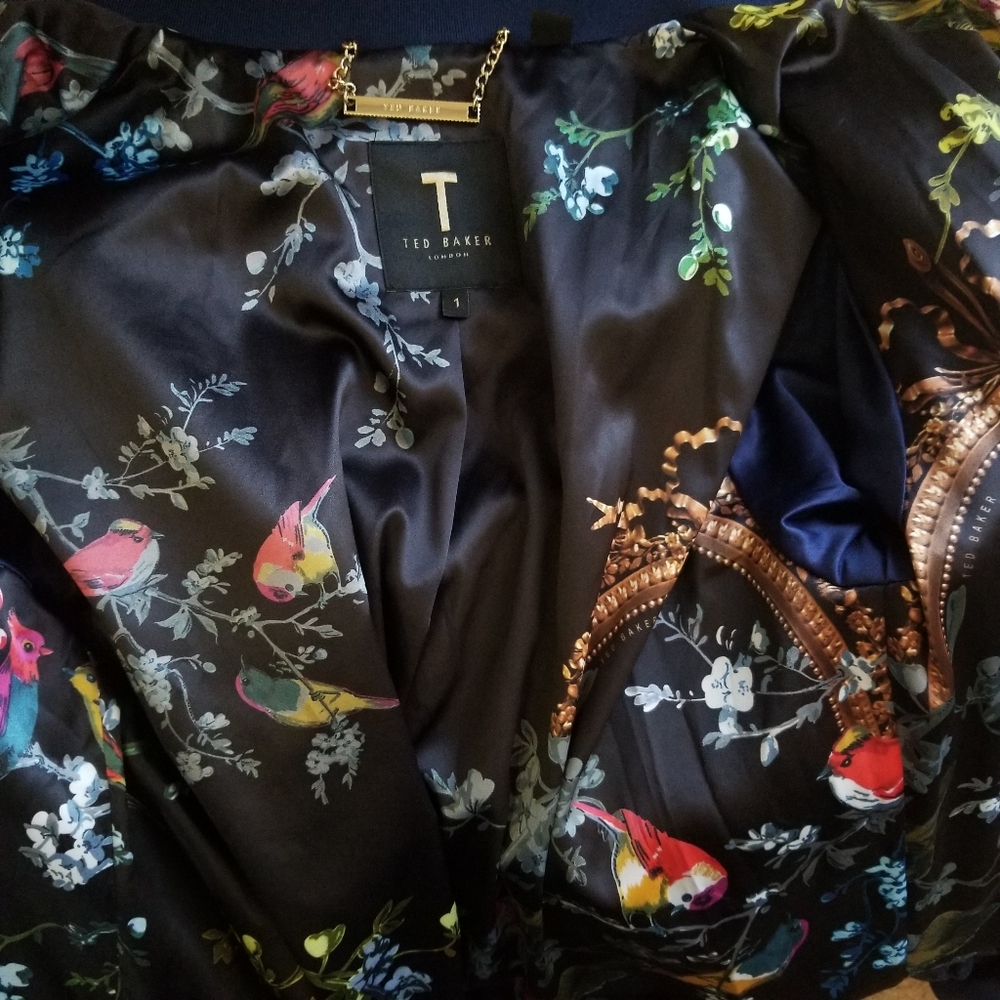 🍒NWT🍒 TED BAKER WILLOWH BOMBER JACKET - Picture 9 of 10